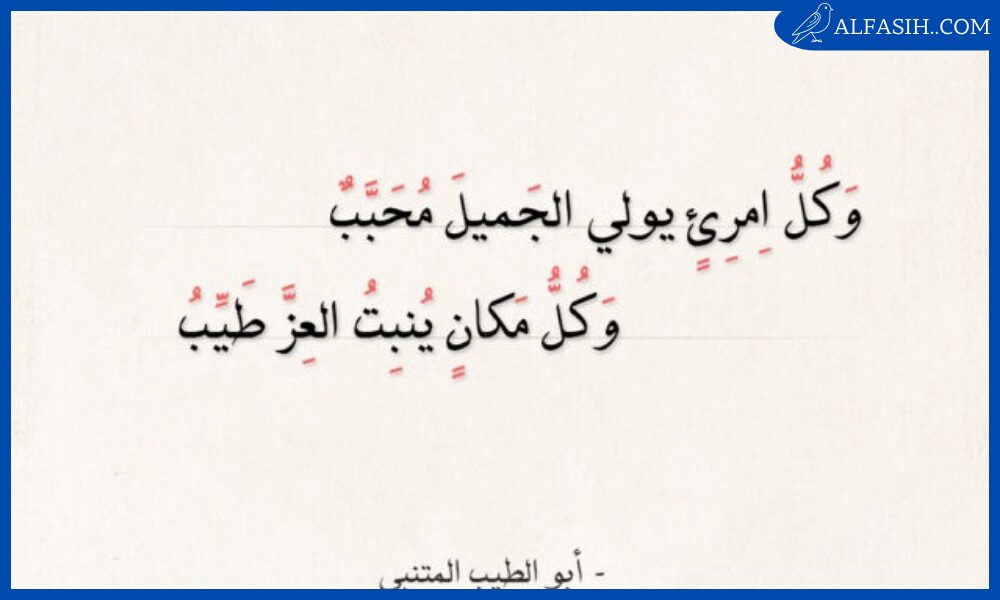 ابيات شعر قوية عن عزة النفس