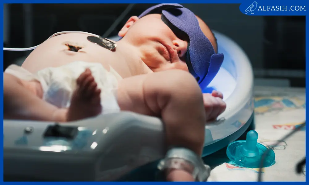 علاج الصفار عند حديثي الولادة بالبيت1
