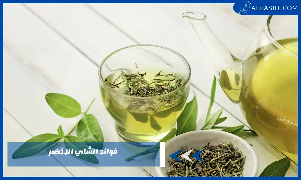 فوائد الشاي الاخضر على الريق للشعر والبشرة