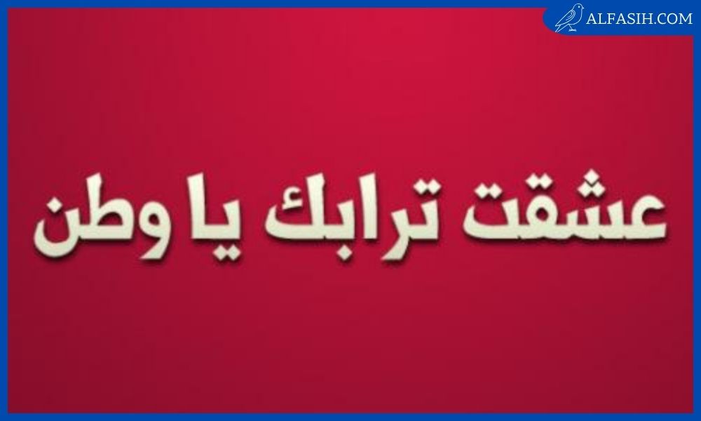 كلمة عن الوطن الحبيب 3