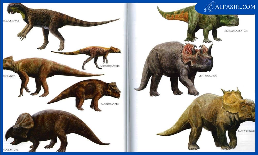 أنواع الديناصورات