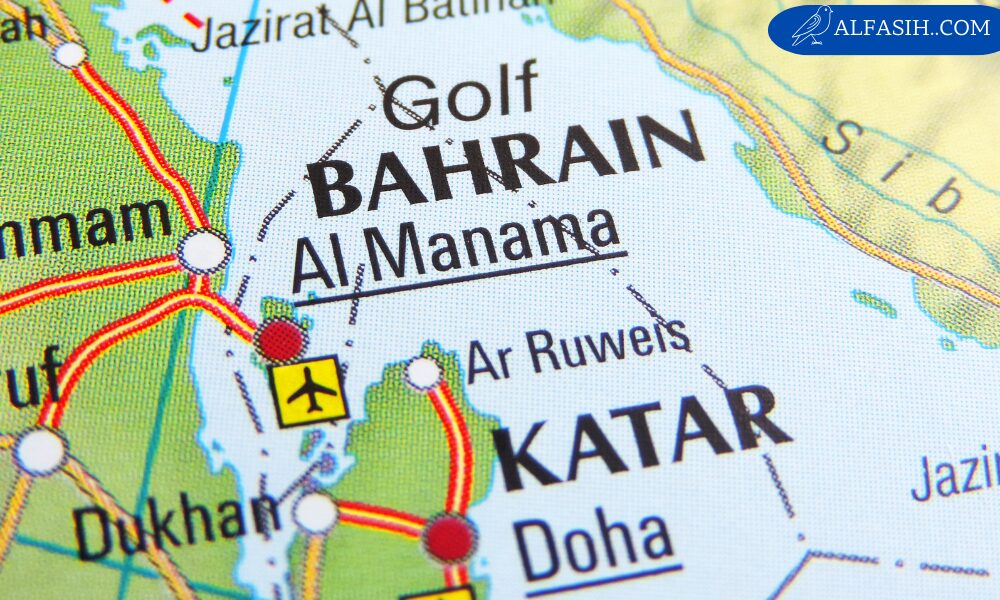 خريطة البحرين بالمدن كاملة صماء
