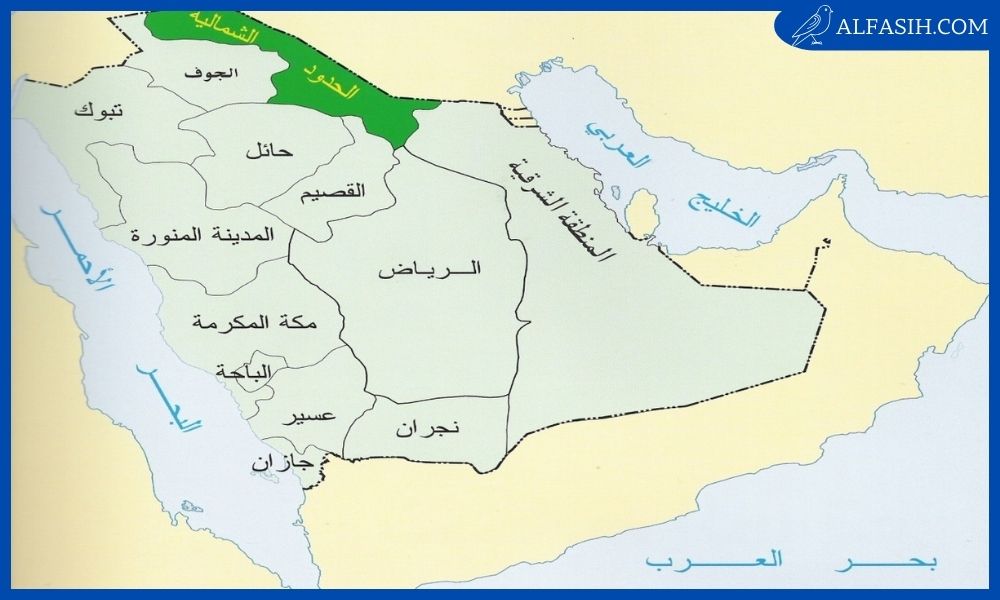 خريطة المملكة العربية السعودية والمسافة بين المدن كاملة 2