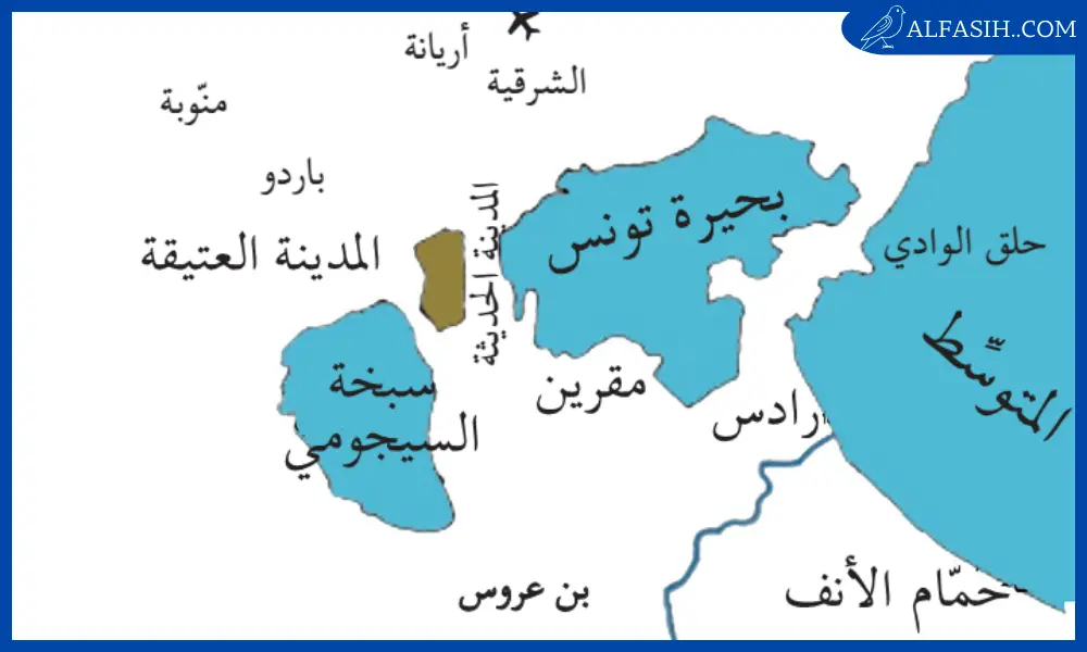 خريطة تونس بالمدن كاملة1