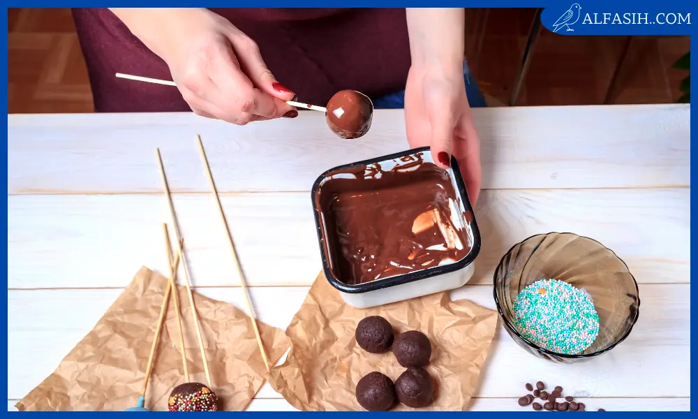صور طريقة عمل بوبس كيك الشوكولاتة1