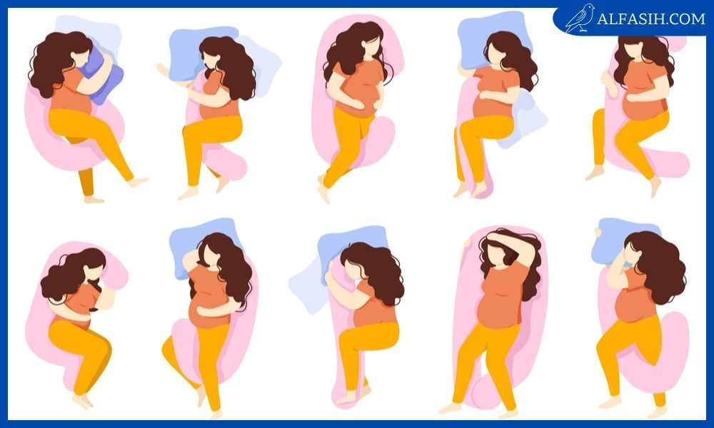 وضعيات النوم للحامل بالترتيب حسب كل شهر 1