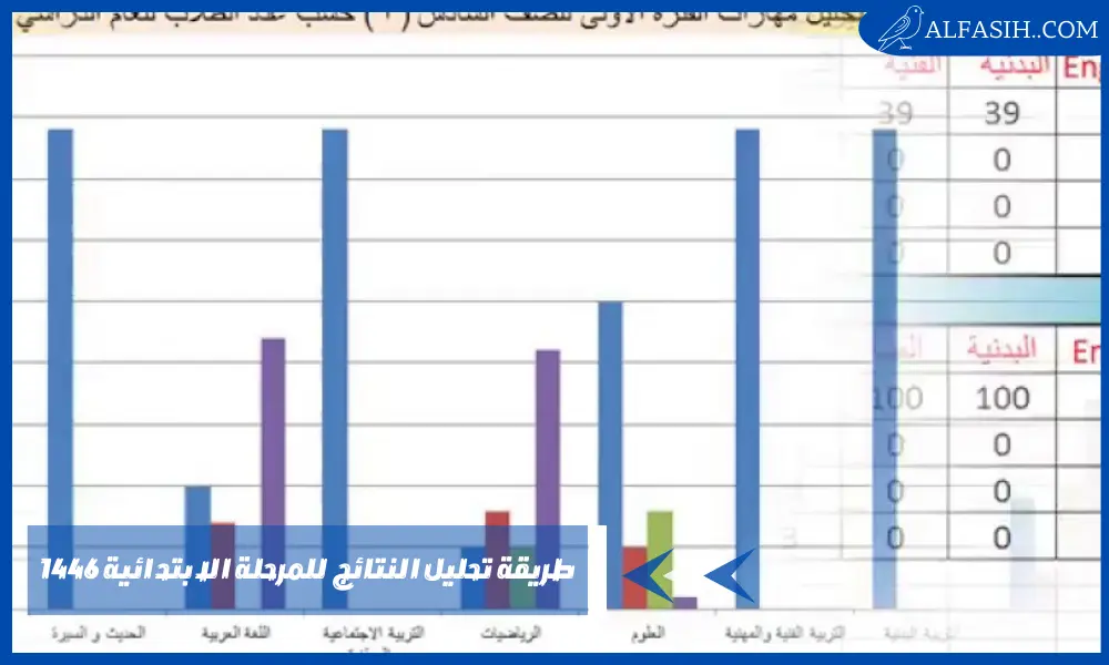 طريقة تحليل النتائج للمرحلة الابتدائية 1446 – أدوات تحليل البيانات