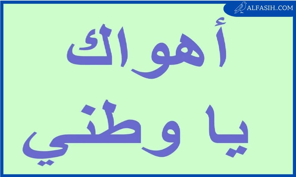 عبارات عن الوطن الغالي