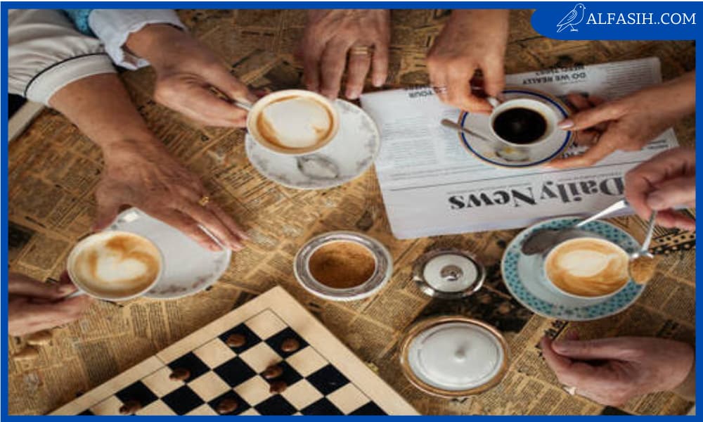 عبارات عن قهوة المساء