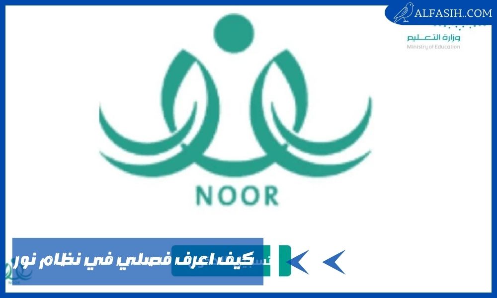 كيف اعرف فصلي من نظام نور برمز التحقق أو رقم الهوية