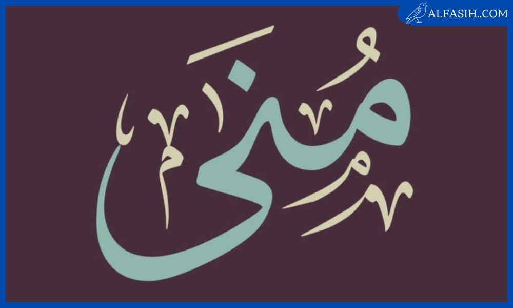 ما معنى اسم منى في اللغة العربية